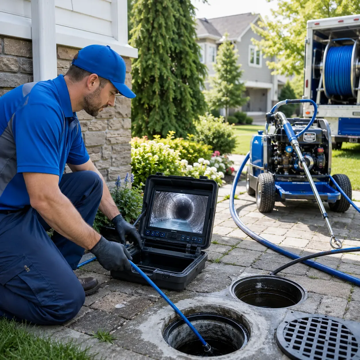 Outdoor drain cleaning professionals serving Luverne, AL